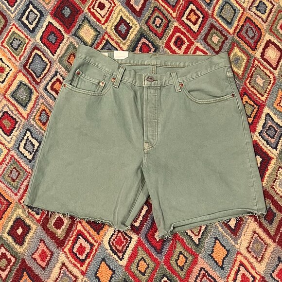 Levi's Pants - Levi’s Women’s High-Rise Jean Shorts – Light Green, Size 32